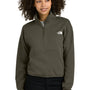 The North Face Womens Double Knit 1/4 Zip Fleece Jacket - New Taupe Green - COMING SOON