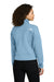 The North Face NF0A8C5H Womens Double Knit 1/4 Zip Fleece Jacket Steel Blue Model Back