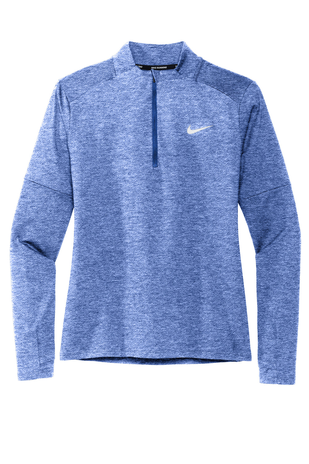 Nike Womens Element Dri-Fit Moisture Wicking 1/4 Zip Sweatshirt - Heather  Royal Blue