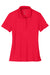 Nike NKDX6685 Womens Victory Dri-Fit Moisture Wicking Short Sleeve Polo Shirt University Red Flat Front