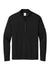 Nike NKDX6702 Mens Textured 1/4 Zip Sweatshirt Black Flat Front