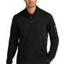 Nike Mens Textured 1/4 Zip Sweatshirt - Black - COMING SOON