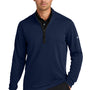 Nike Mens Textured 1/4 Zip Sweatshirt - College Navy Blue - COMING SOON