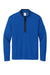 Nike NKDX6702 Mens Textured 1/4 Zip Sweatshirt Gym Blue Flat Front