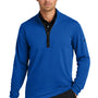 Nike Mens Textured 1/4 Zip Sweatshirt - Gym Blue - COMING SOON