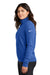 Nike NKDX6720 Womens Club Fleece 1/4 Zip Sweatshirt Game Royal Blue Model Side