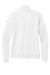 Nike NKDX6720 Womens Club Fleece 1/4 Zip Sweatshirt White Flat Back