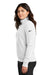 Nike NKDX6720 Womens Club Fleece 1/4 Zip Sweatshirt White Model Side