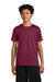 Nike NKDX8787 Youth rLegend Dri-Fit Moisture Wicking Short Sleeve Crewneck T-Shirt Team Maroon Model Front