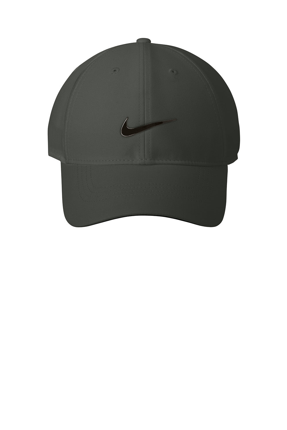 Nike NKFB6450 Mens Dri-Fit Performance Adjustable Hat Anthracite Grey Flat Front