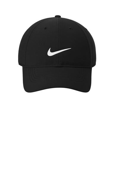 Nike NKFB6450 Mens Dri-Fit Performance Adjustable Hat Black Flat Front