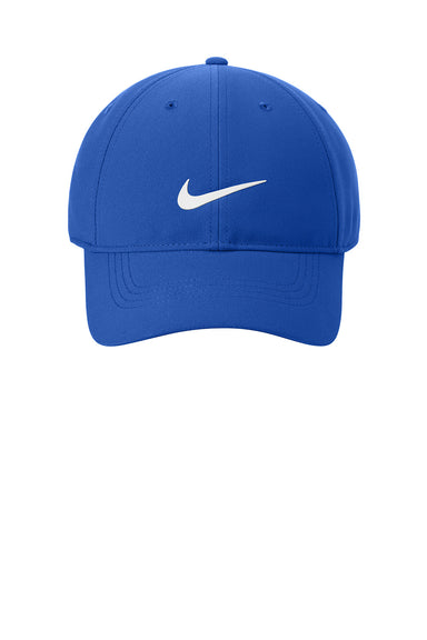 Nike NKFB6450 Mens Dri-Fit Performance Adjustable Hat Game Royal Blue Flat Back