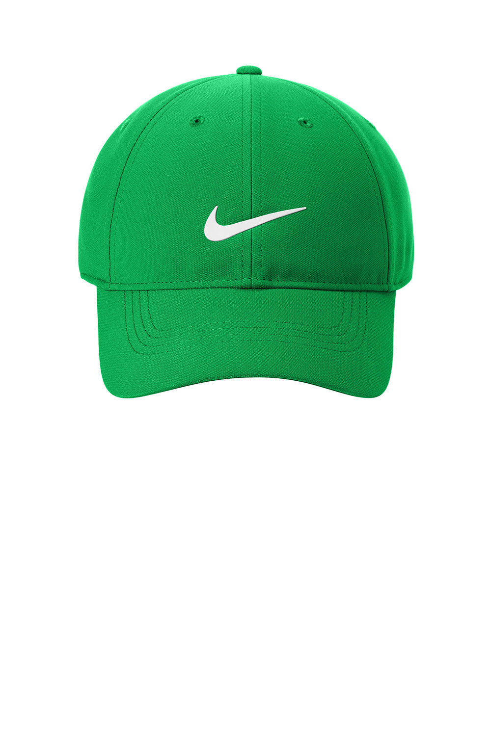 Nike NKFB6450 Mens Dri-Fit Performance Adjustable Hat Lucky Green Flat Front