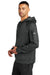 Nike NKFD9735 Mens Therma-Fit Fleece Hooded Sweatshirt Hoodie Anthracite Grey Model Side