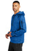 Nike NKFD9735 Mens Therma-Fit Fleece Hooded Sweatshirt Hoodie Game Royal Blue Model Side