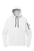 Nike NKFD9735 Mens Therma-Fit Fleece Hooded Sweatshirt Hoodie White Flat Front