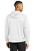 Nike NKFD9735 Mens Therma-Fit Fleece Hooded Sweatshirt Hoodie White Model Back