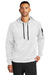 Nike NKFD9735 Mens Therma-Fit Fleece Hooded Sweatshirt Hoodie White Model Front