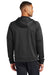 Nike NKFD9742 Mens Therma-Fit Fleece 1/4 Zip Hooded Sweatshirt Hoodie Black Model Back