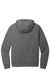 Nike NKFD9742 Mens Therma-Fit Fleece 1/4 Zip Hooded Sweatshirt Hoodie Heather Charcoal Grey Flat Back