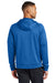 Nike NKFD9742 Mens Therma-Fit Fleece 1/4 Zip Hooded Sweatshirt Hoodie Game Royal Blue Model Back