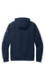 Nike NKFD9742 Mens Therma-Fit Fleece 1/4 Zip Hooded Sweatshirt Hoodie Navy Blue Flat Back