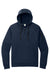 Nike NKFD9742 Mens Therma-Fit Fleece 1/4 Zip Hooded Sweatshirt Hoodie Navy Blue Flat Front