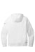 Nike NKFD9742 Mens Therma-Fit Fleece 1/4 Zip Hooded Sweatshirt Hoodie White Flat Back