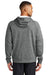 Nike NKFD9859 Mens Therma-Fit Fleece Full Zip Hooded Sweatshirt Hoodie Heather Charcoal Grey Model Back