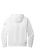 Nike NKFD9859 Mens Therma-Fit Fleece Full Zip Hooded Sweatshirt Hoodie White Flat Back