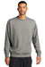 Nike NKFD9863 Mens Club Fleece Crewneck Sweatshirt Heather Dark Grey Model Front