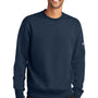 Nike Mens Club Fleece Crewneck Sweatshirt - Midnight Navy Blue - New