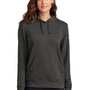 Nike Womens Club Fleece Hooded Sweatshirt Hoodie w/ Pouch Pockets - Anthracite Grey - New