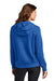 Nike NKFD9889 Womens Club Fleece Hooded Sweatshirt Hoodie Game Royal Blue Model Back