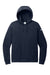 Nike NKFD9889 Womens Club Fleece Hooded Sweatshirt Hoodie Midnight Navy Blue Flat Front