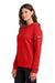 Nike NKFD9889 Womens Club Fleece Hooded Sweatshirt Hoodie University Red Model Side