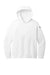 Nike NKFD9889 Womens Club Fleece Hooded Sweatshirt Hoodie White Flat Front