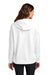 Nike NKFD9889 Womens Club Fleece Hooded Sweatshirt Hoodie White Model Back