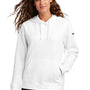 Nike Womens Club Fleece Hooded Sweatshirt Hoodie w/ Pouch Pockets - White - New