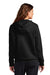 Nike NKFD9890 Womens Club Fleece Full Zip Hooded Sweatshirt Hoodie Black Model Back