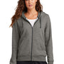 Nike Womens Club Fleece Full Zip Hooded Sweatshirt Hoodie w/ Pockets - Heather Charcoal Grey - New