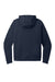 Nike NKFD9890 Womens Club Fleece Full Zip Hooded Sweatshirt Hoodie Midnight Navy Blue Flat Back