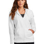 Nike Womens Club Fleece Full Zip Hooded Sweatshirt Hoodie w/ Pockets - White - New