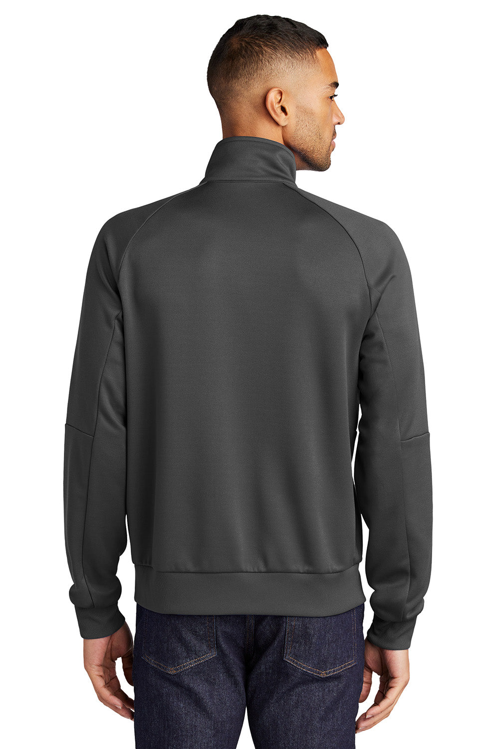 Nike NKFD9891 Mens Full Zip Jacket Anthracite Grey Model Back