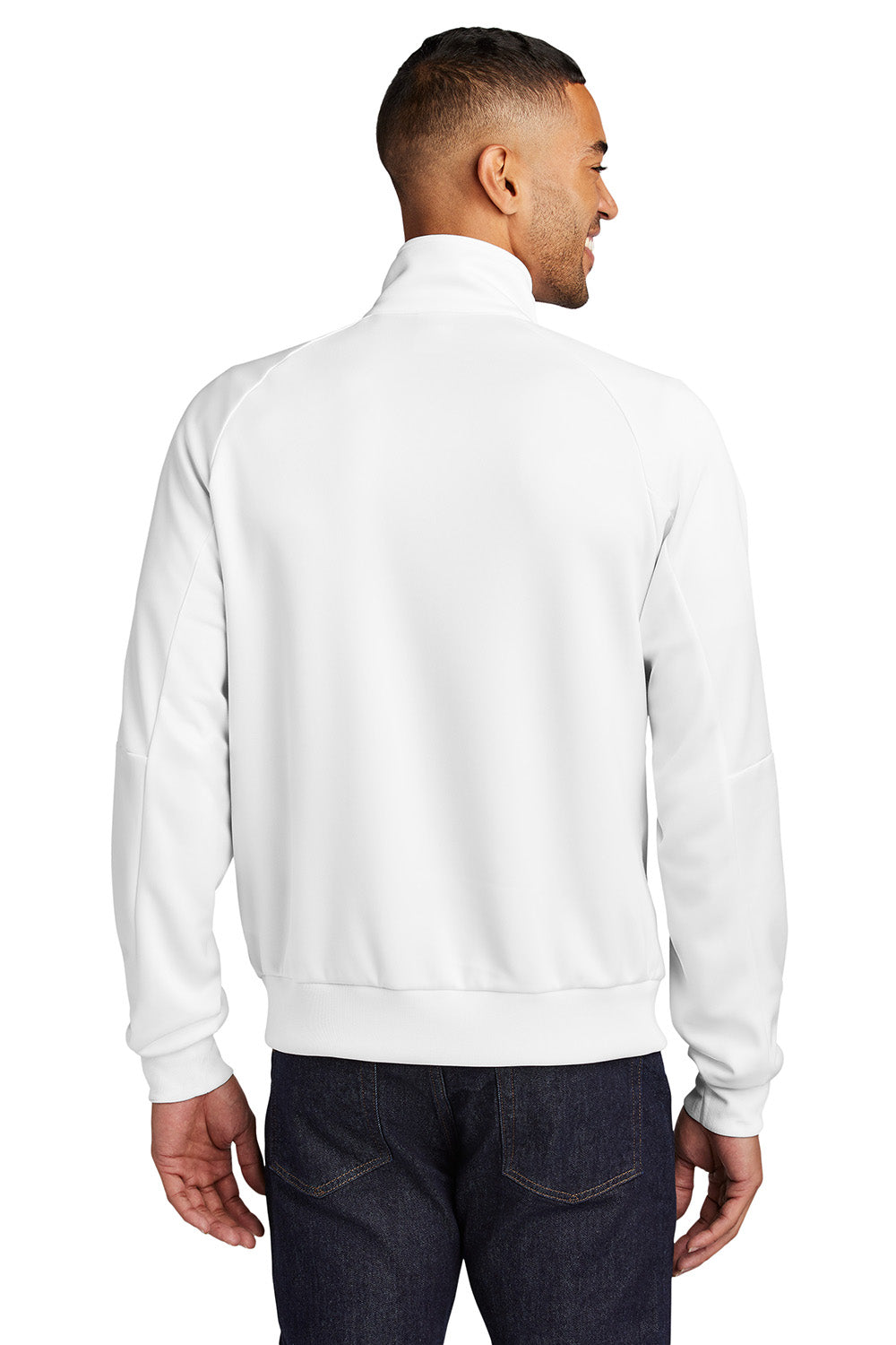 Nike NKFD9891 Mens Full Zip Jacket White Model Back