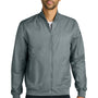 Nike Mens Full Zip Bomber Jacket - Cool Grey - New