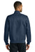 Nike NKFQ4759 Mens Full Zip Bomber Jacket Midnight Navy Blue Model Back