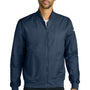 Nike Mens Full Zip Bomber Jacket - Midnight Navy Blue - New