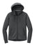 Nike NKFQ4798 Womens Tech Fleece Full Zip Hooded Sweatshirt Hoodie Heather Anthracite Grey Flat Front