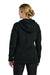 Nike NKFQ4798 Womens Tech Fleece Full Zip Hooded Sweatshirt Hoodie Black Model Back